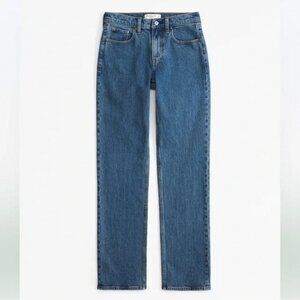 Abercrombie & Fitch Blue Straight Leg Jeans